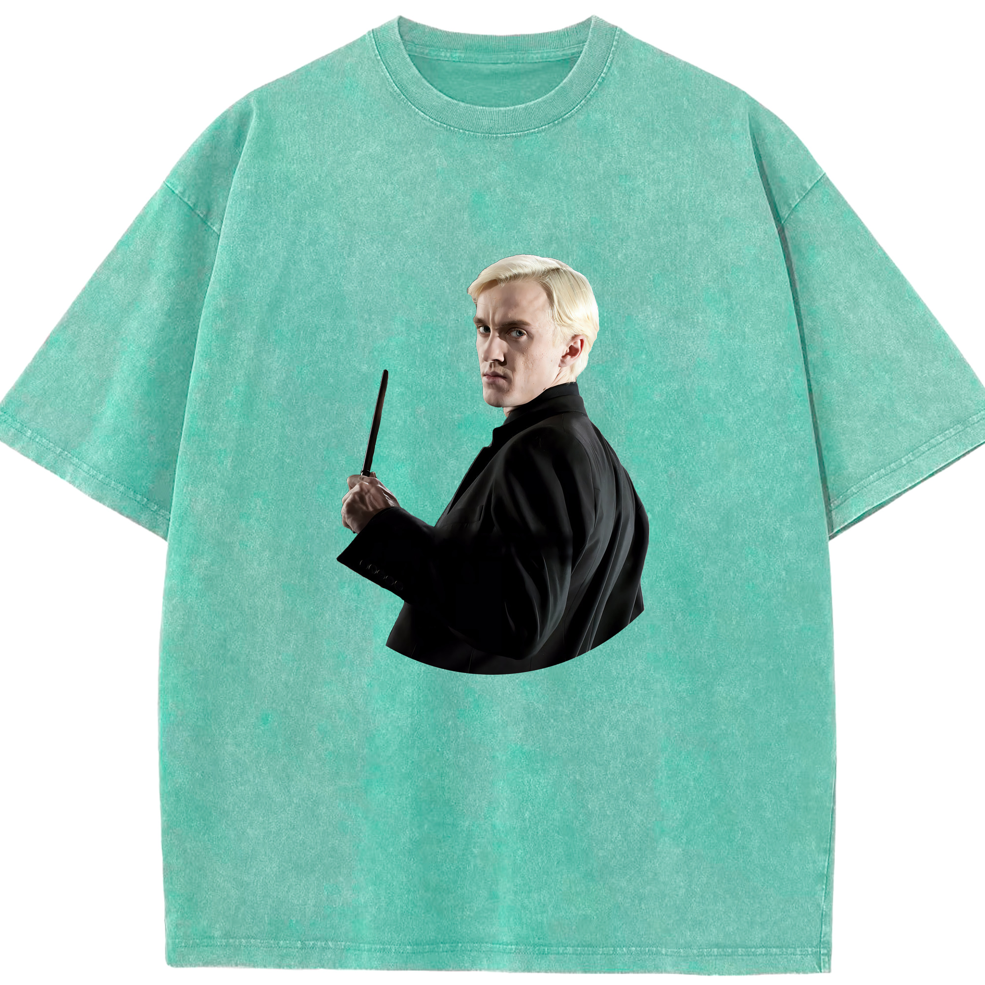 （画像用） Harry Potter ハリー・ポッターシリーズ 綿100% ヴィンテージ風 半袖Tシャツ（フロントプリント）